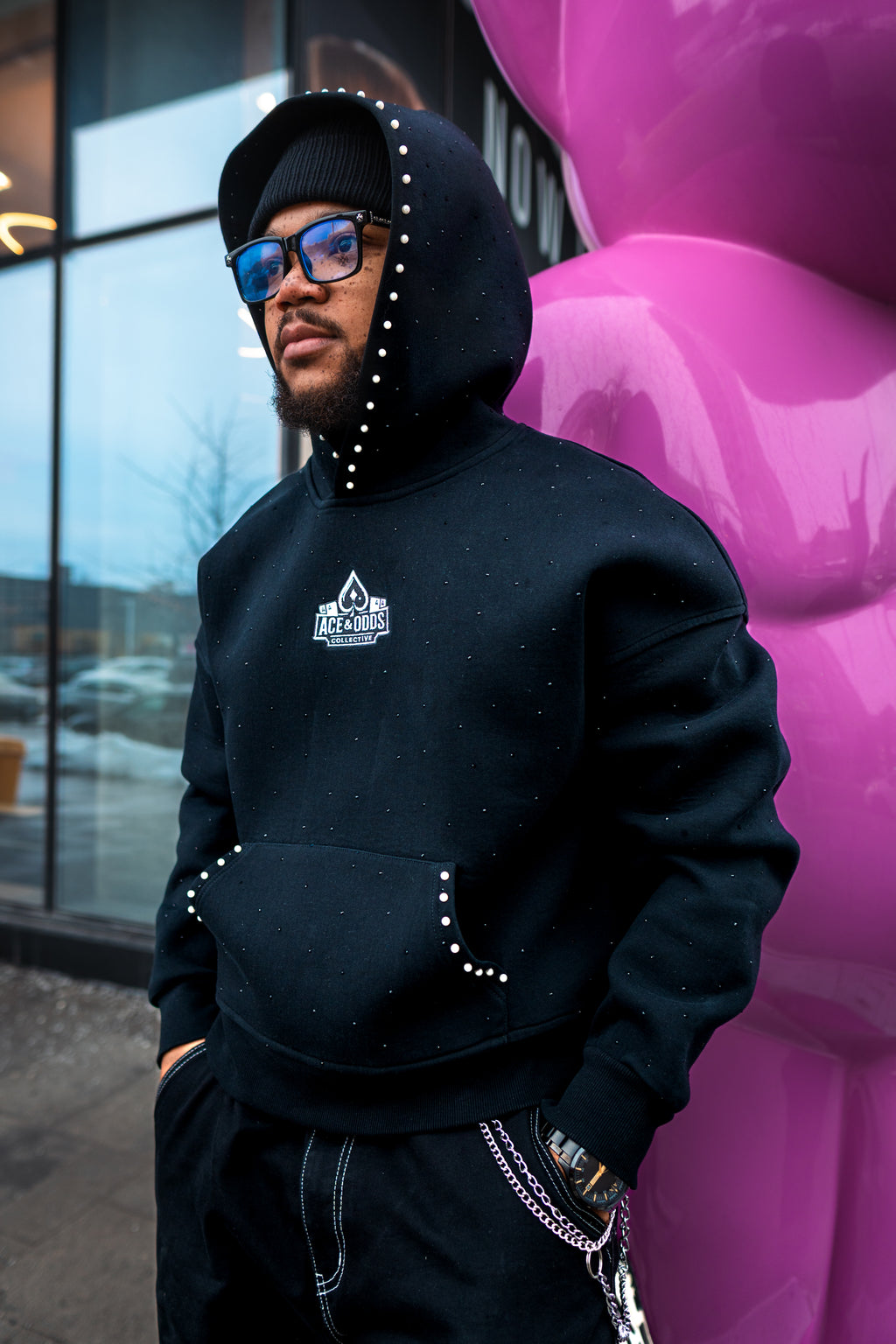 Ace & Odds Signature Hoodie - Opium Black